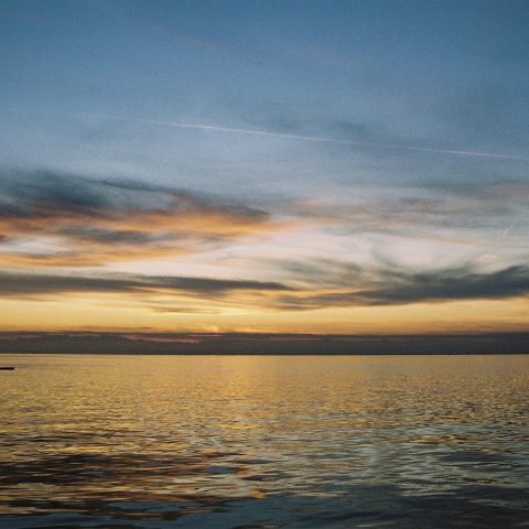 Sailing in the sunset