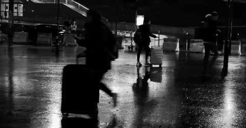 The travelers during the strike