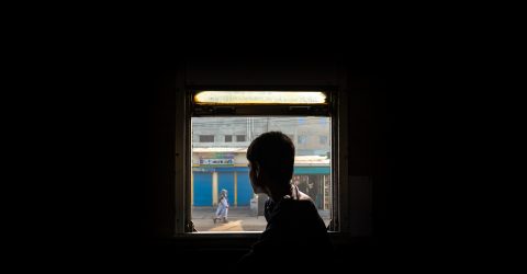 A railway station