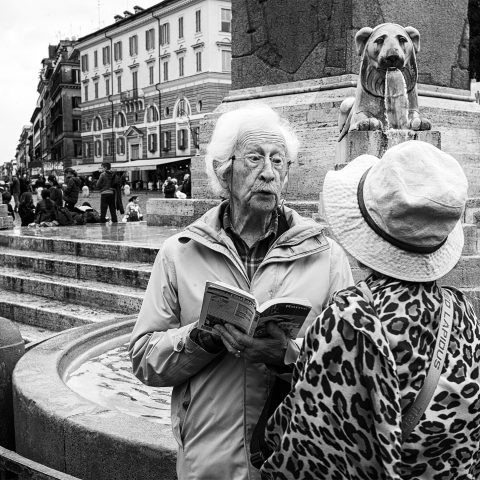 Tourists on Rome