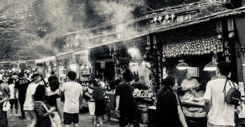 smoky open market