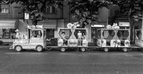 Waiting for Train Conductor