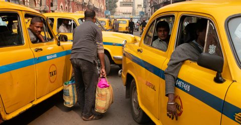 Taxi jam