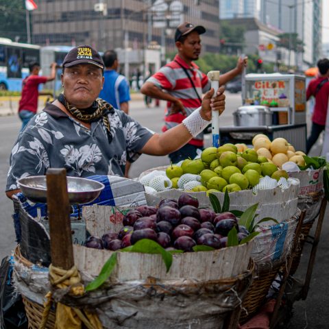 Fruit street vendor