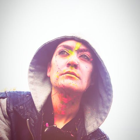 Colorful face