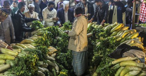 Radish seller