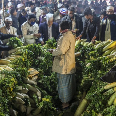 Radish seller