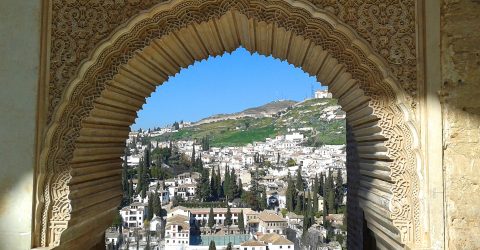 THE VIEW FROM THE ALHAMBRA CASTLE