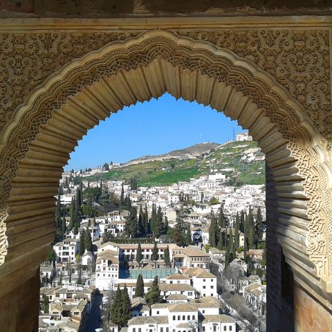 THE VIEW FROM THE ALHAMBRA CASTLE