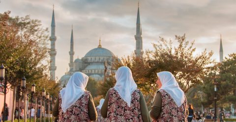 village women at the city