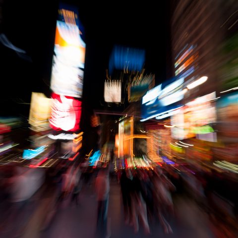 Times Square at night