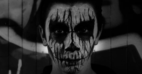 The masked boy
