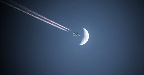 To the moon and never back