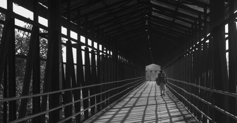 old man walking