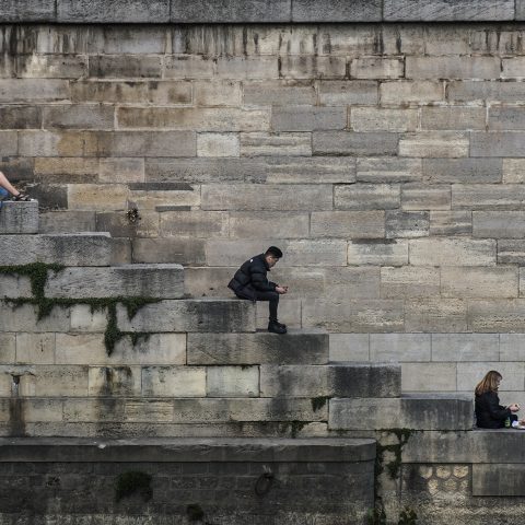 On the banks of the Seine