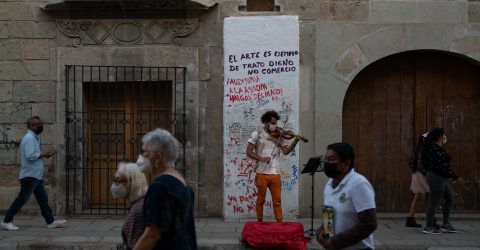 A violin player, Oaxaca, 2022