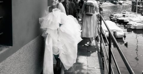 Happy bride