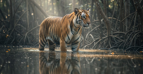 A Royal Bengal Tiger captured on Md. Shahriar Rahman Lens in 2021