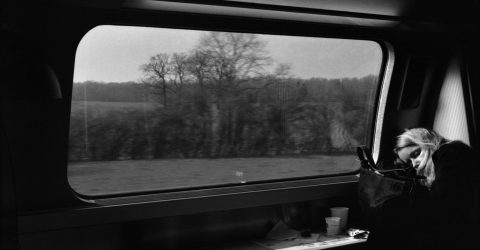 On the train to Paris