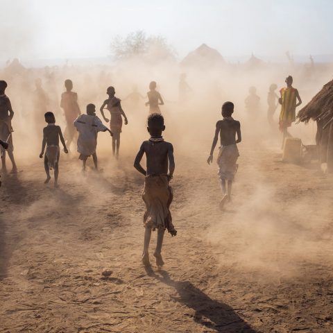 Ethiopia, wedding ceremony in the remote Karo village Labuk