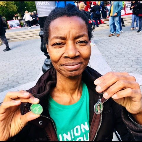Artisan in Union Square, NYC, May Day 2023