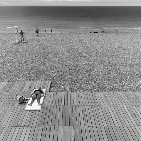 People at the seaside