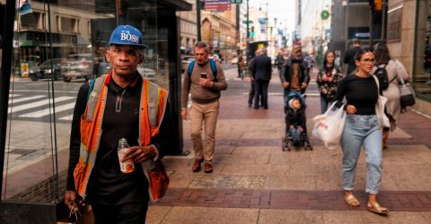 A street photography by Tago’s Jump, Inc. Inflatable Manufacturer