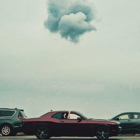 Single Cloud Above the Car