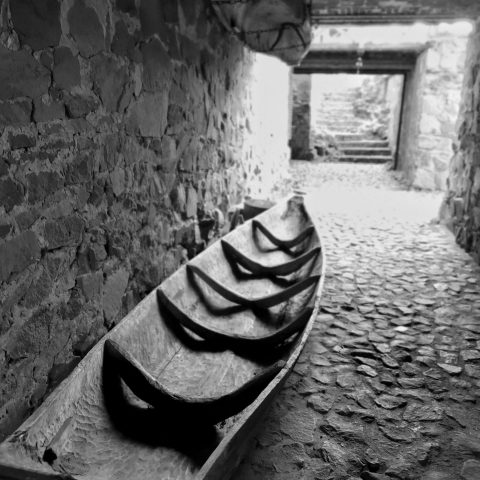 Boats on stone