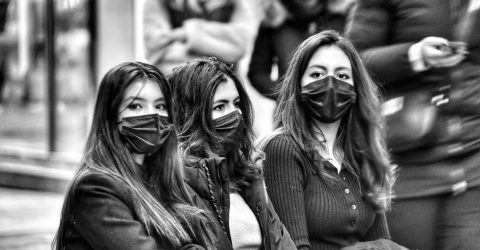Black mask trio