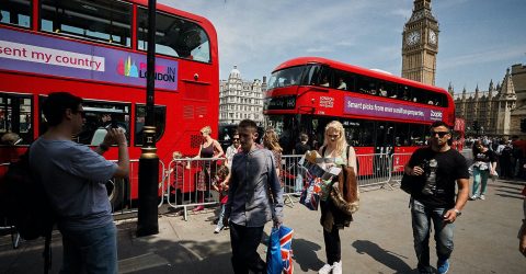 Bus Stationen London.