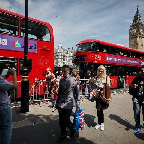 Bus Stationen London.