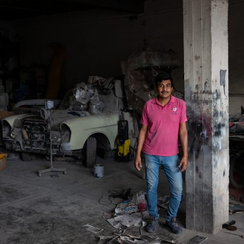 A garage owner, Oaxaca, 2022