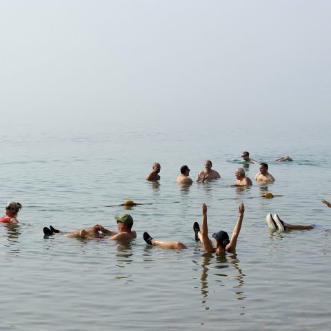 FLOATING IN DEAD SEA