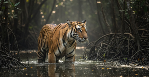 A Royal Bengal Tiger captured on Md. Shahriar Rahman Lens in 2021