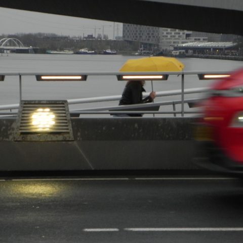 On the bridge