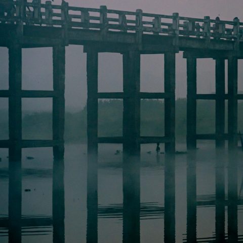 Dawn at the U Bein Bridge