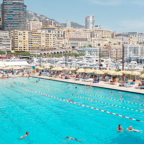 Blue pool