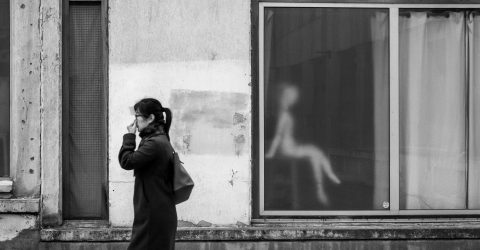 A Lady and a Mannequin