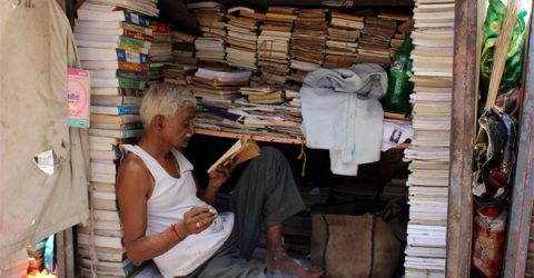 Man with book