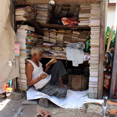 Man with book