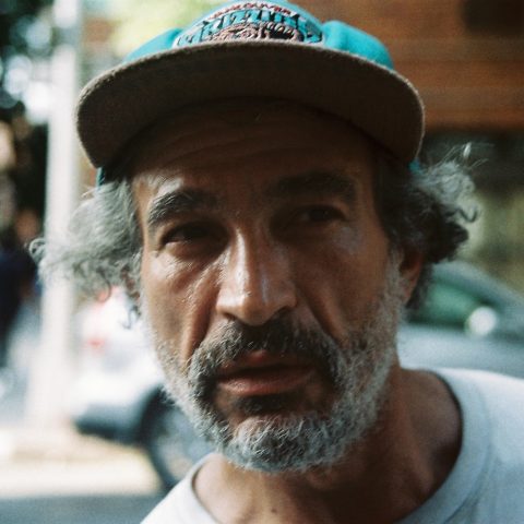 Man with Vancouver Grizzlies hat