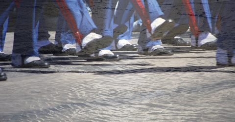 Blurred steps