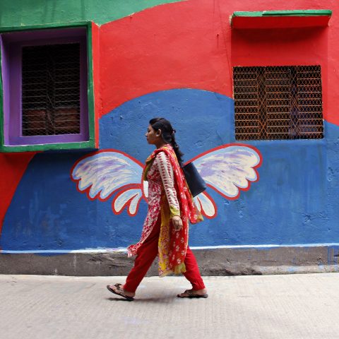 Girl with wings