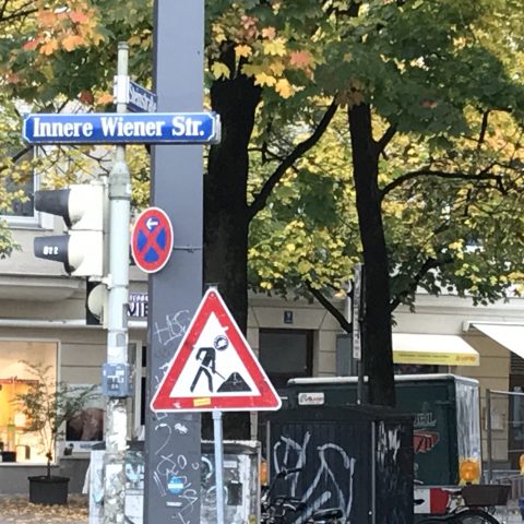Wiener Straße in München.