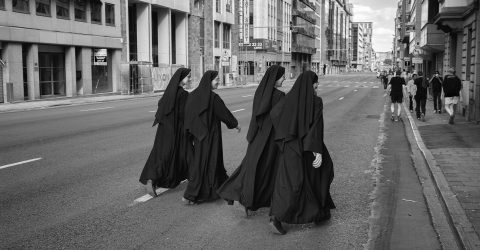 Sisters in the street