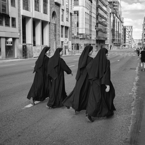 Sisters in the street