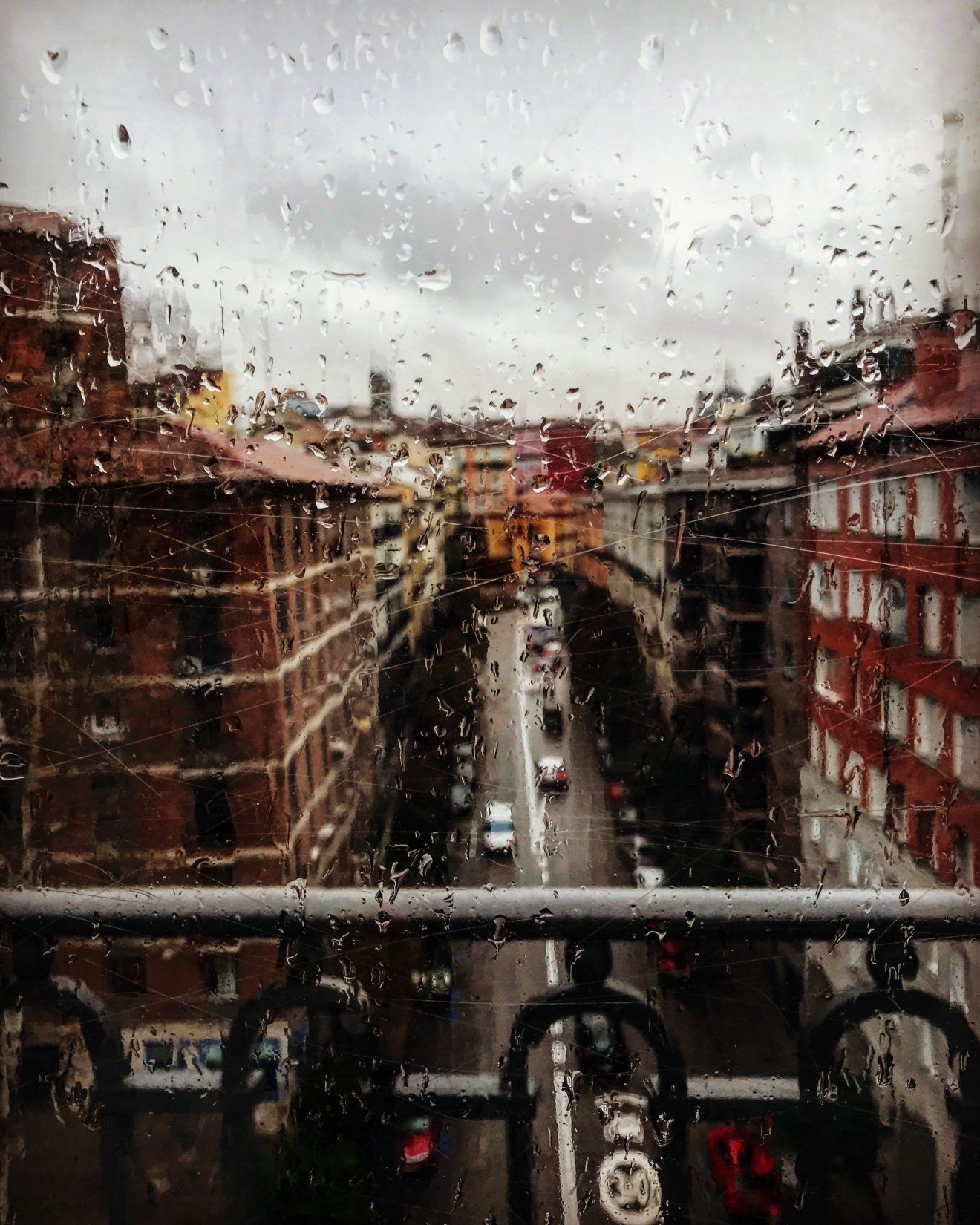 Madrid in the rain Exibart Street