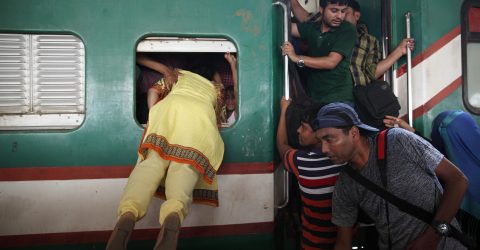 Passenger riding trains through the window for challenging journey-04