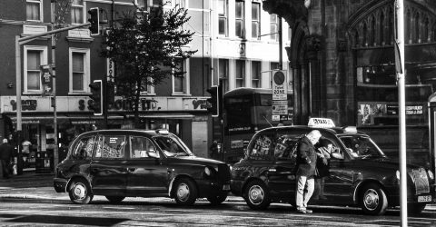 Cabbies at work